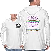 Custom Sun Protection Hoodies for MenWomen Customized Long Sleeve TShirt Design Your Own Personalized Lightweight Hoodie