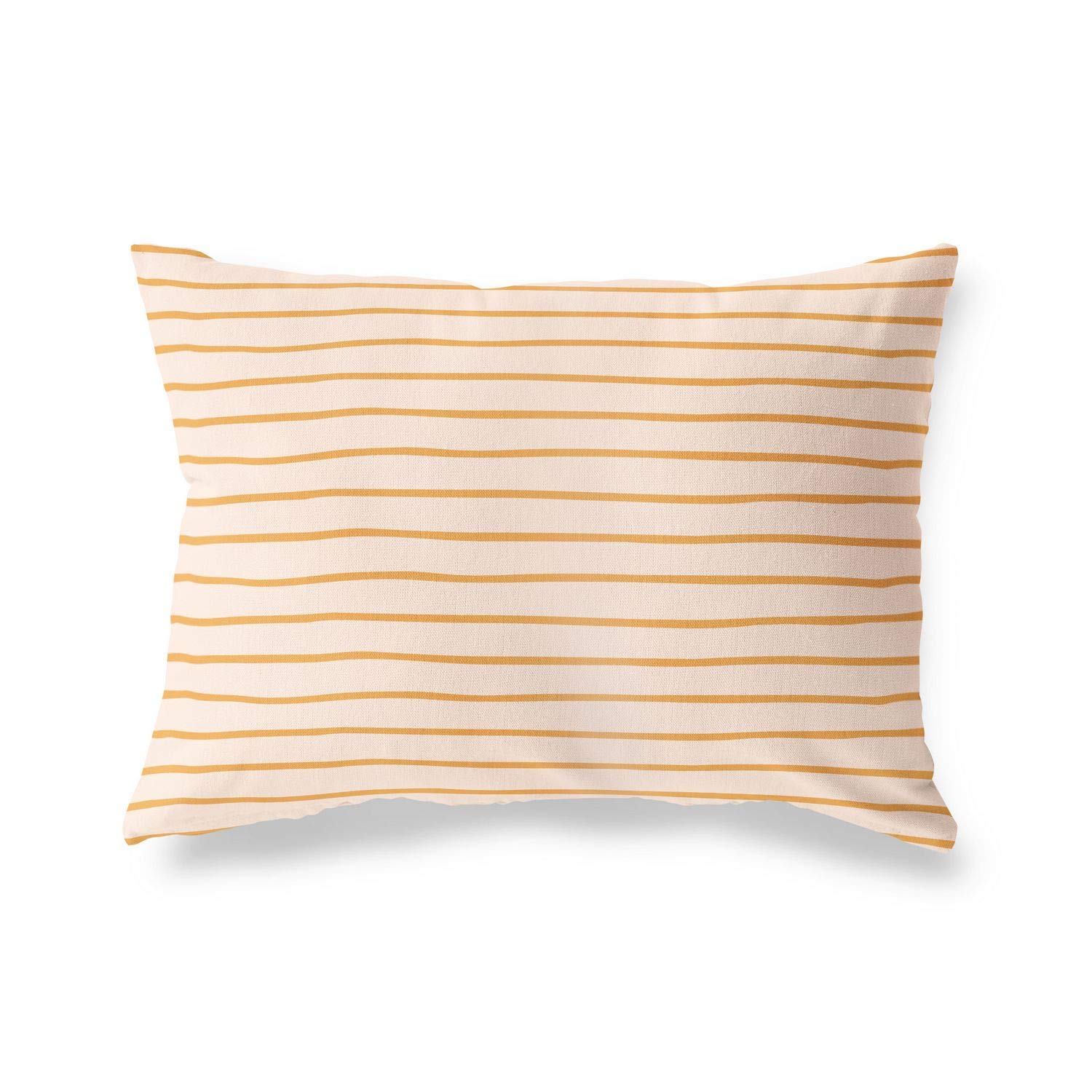 Bonamaison Decorative Cushion Cover Orange & Off White, Throw Pillow Covers, Home Decorative Pillowcases for Livingroom, Sofa, Bedroom, Size: 35x50 Cm - Designed and Manufactured in Turkey — image 1