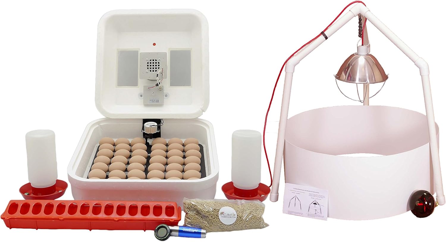HovaBator 2370 Ultimate Egg Incubator Combo kit Garden