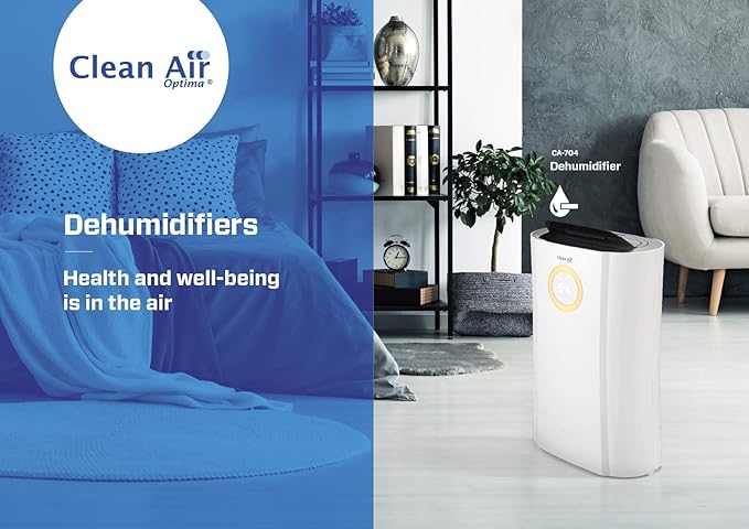 Amazon De Luftentfeuchter Und Luftreiniger Ca 704 Bis 10l Pro Tag Fur Raume Bis 40m Inkl Hygrostat Farbmonitor Ionisator Timer Und Uvc Lampe
