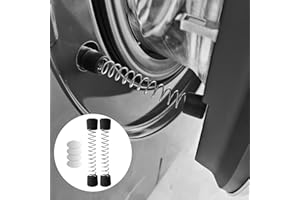 EHZYAZ Front Load Washer Door Prop - Magnetic Washing Machine Door Holder, Keep Door Ajar, Let Air Out Washer Door Stopper, Keep Washer Door Open and Dry, Fits Most Washing Machines (Black 2pcs)