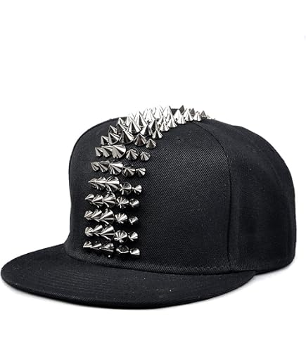 Amazon.com: MINAKOLIFE Spike Studded Accessories Punk Hats
