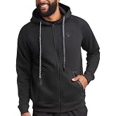 Spyder Mens Zip Up Hoodie - Brushed Fleece Sweatshirt with Pockets Men | Warm Brushed Sweatshirt, Comfortable Everyday Layer for Walking, Commutes, Travel, and Casual Wear