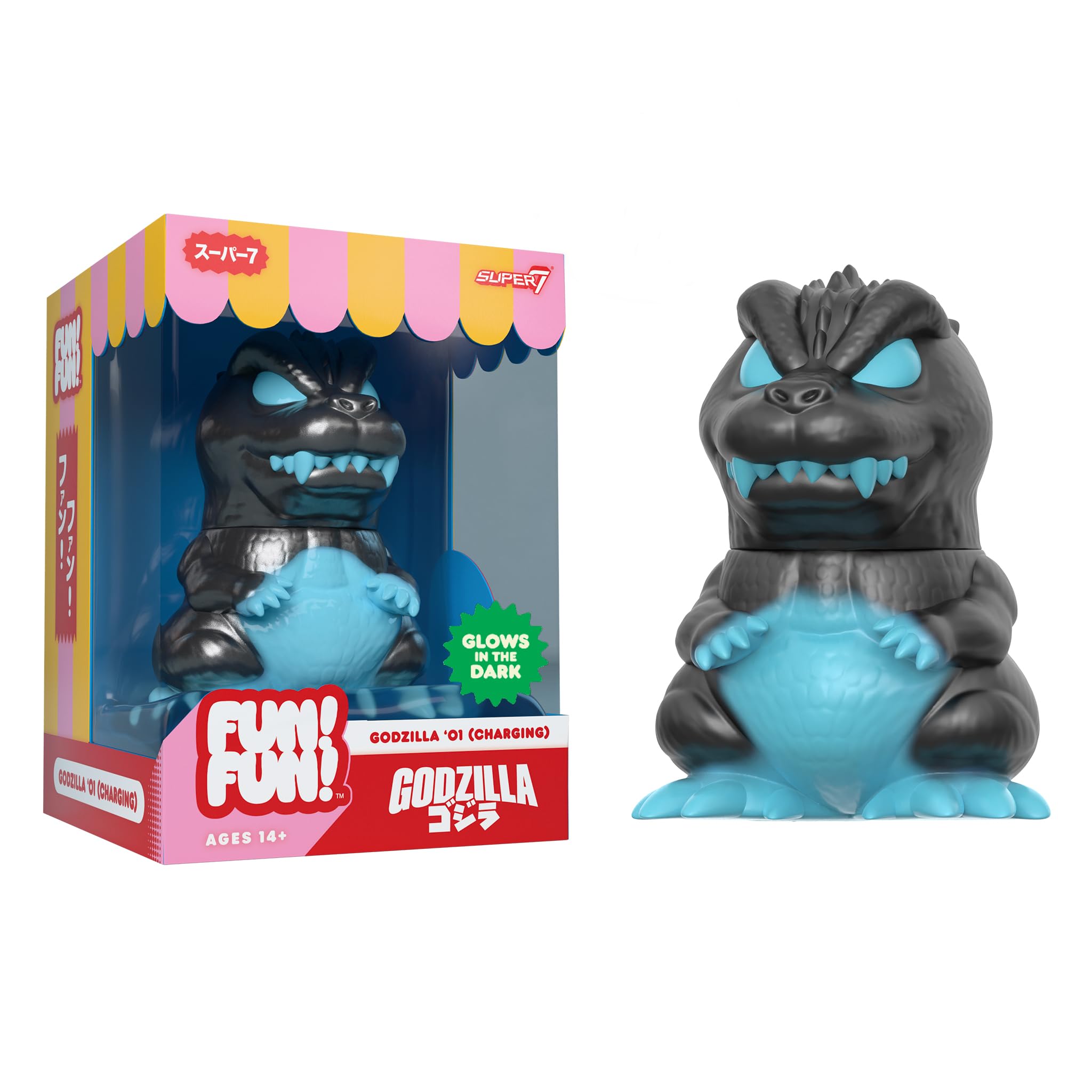 Super7 Fun! Fun! Toho Godzilla 2001 Charging Vinyl