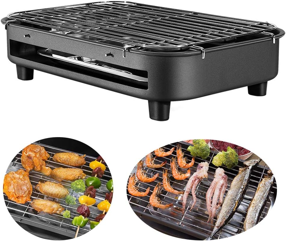 Review Idomeo Camping BBQ Grill, Electric Barbecue Grill Uniform