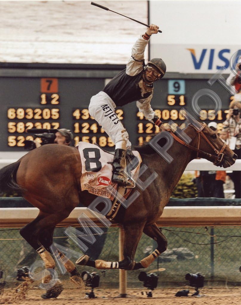 Photographs - SPORTSPHOTOSUSA Mine That Bird 2009 Kentucky Derby Champion Winner Calvin Borel 11x14 Photo