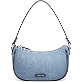 Missnine Shoulder Bag Purses for Women Small Handbags Mini Clutch Purse with Adjustable Strap Trendy Hobo Underarm Crescent