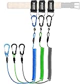 Booms Fishing T02 Fishing Pole Tether, Kayak Paddle Leash, Paddle Board Fishing Accessories, Heavy Duty Fishing Lanyard for Fishing Tools/Rods/Paddles