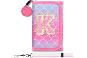 Luchike kids wallet Girls wallet with Coin Pocket - Toddler Wallet for Girls with Magic Sticker - Teen Girl for Gifts K