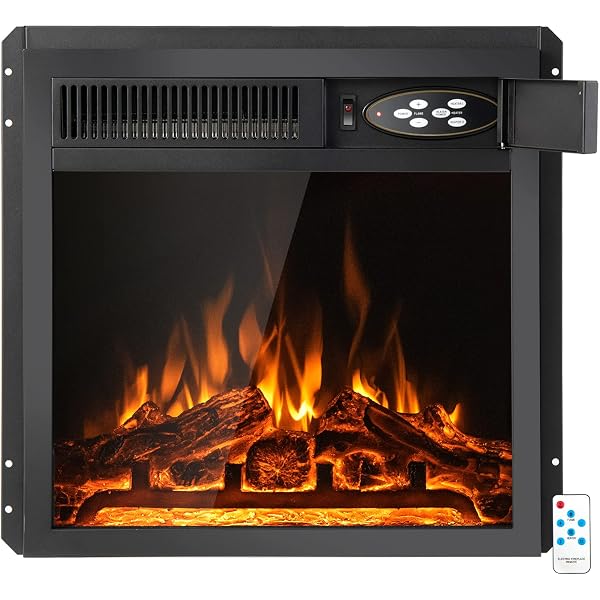 Amazon.com: ClassicFlame 18 Infrared Quartz Electric Fireplace Insert with  Safer Plug, Black : Home u0026 Kitchen
