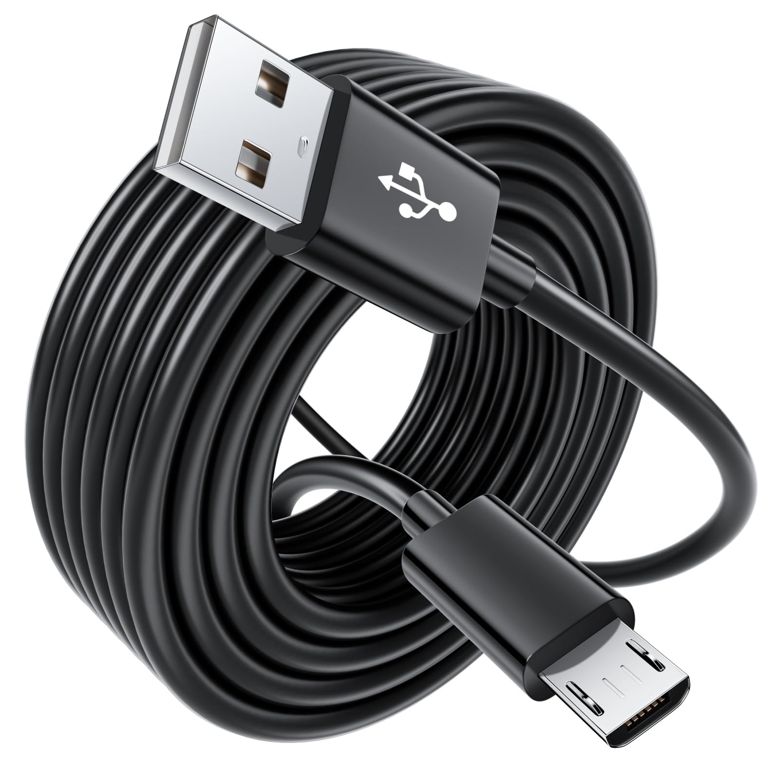 Photo 1 of 10FT Long PS4 Charger Cord for Xbox One Controller,PS4 Charging Cable,Micro USB Cable for Xbox One S/X Slim Elite Controller,Dualshock 4 Data Cord Wire for Sony PlayStation 4 Controller Games Console