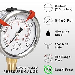 SCTSNSR 0 to 160 Psi Lead-Free Pressure