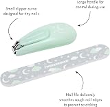 Tweezerman Baby Fingernail Clipper for Infants with Matching Night Sky Nail view 4