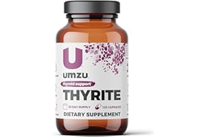 UMZU Thyrite - Supports Thyroid Health & Energy - with Magnesium, Zinc, Copper, Iodine & Selenium - 30 Day Supply - 120 Capsules