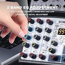 BOMGE 04D portable bluetooth 4 Channel DJ audio