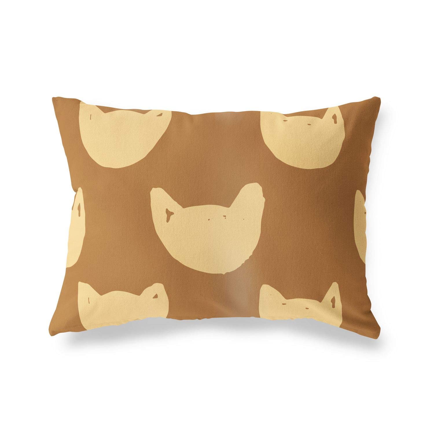 Bonamaison Decorative Cushion Cover Brown Tones, Throw Pillow Covers, Home Decorative Pillowcases for Livingroom, Sofa, Bedroom, Size:35x50 Cm - Designed and Manufactured in Turkey