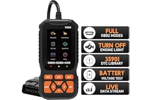 Aorika Professional OBD2 Scanner Diagnostic Tool Car Check Engine, Engine Code Reader with Reset OBDII/EOBD Car Diagnostic Scan Cloud Print Tools, for All Vehicles After 1996