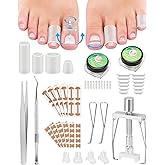 BLATOWN Ingrown Toenail Removal Kit, Ingrown Toenail Treatment, In grown Toenail Corrector Tools Come with Toenail Braces, In