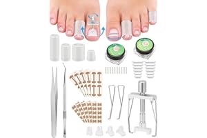 BLATOWN Ingrown Toenail Removal Kit, Ingrown Toenail Treatment, In grown Toenail Corrector Tools Come with Toenail Braces, In