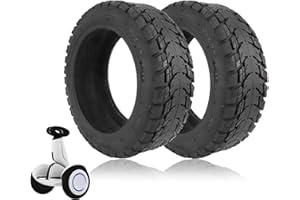 RidTianTek 11 inch 70/80-6.5 Tubeless Rubber Tire for Segway Ninebot S-Plus Smart Self-Balancing Scooter Accessories, Hoverboard Heavy Duty Tire Explosion-proof Replacement, NOT for Ninebot S (2 PCs)