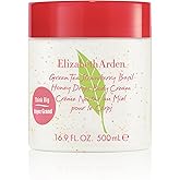 Elizabeth Arden Green Tea Strawberry Basil Honey Drops Body Cream, Hydrating Lightweight Moisturizer for Skin Care, 16.9 fl oz