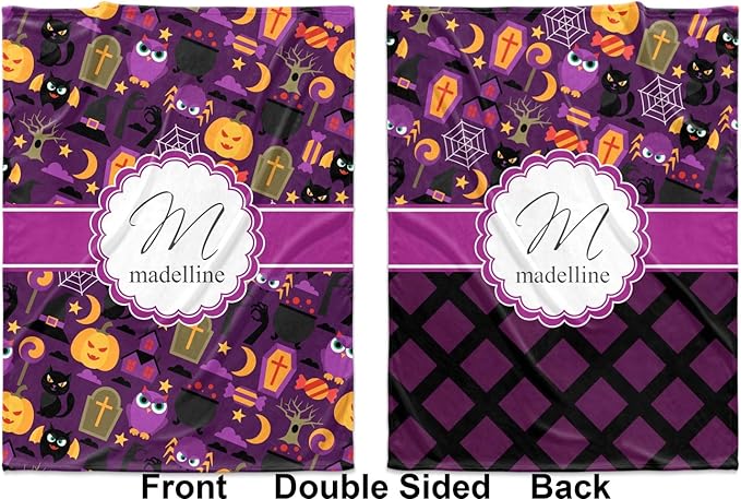 halloween baby blanket
