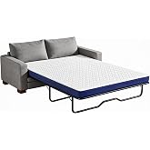 Nordhive 4 Inch Queen Sofa Bed Mattress Replacement, Sleeper Mattress | Gel Memory Foam Mattress for Pull Out Couch, Washable Cover, Non Slip Base, Guest Room &amp; RV Sofa Bed Replacement, CertiPUR-US