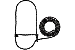 Weaver Leather Black Poly Rope Calf Halter