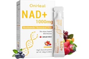 LABJD - NAD+ Supplement, 30 Count Premium Niacinamide Ribosyl and Resveratrol Repairs DNA and Promotes Healthy Aging Advanced