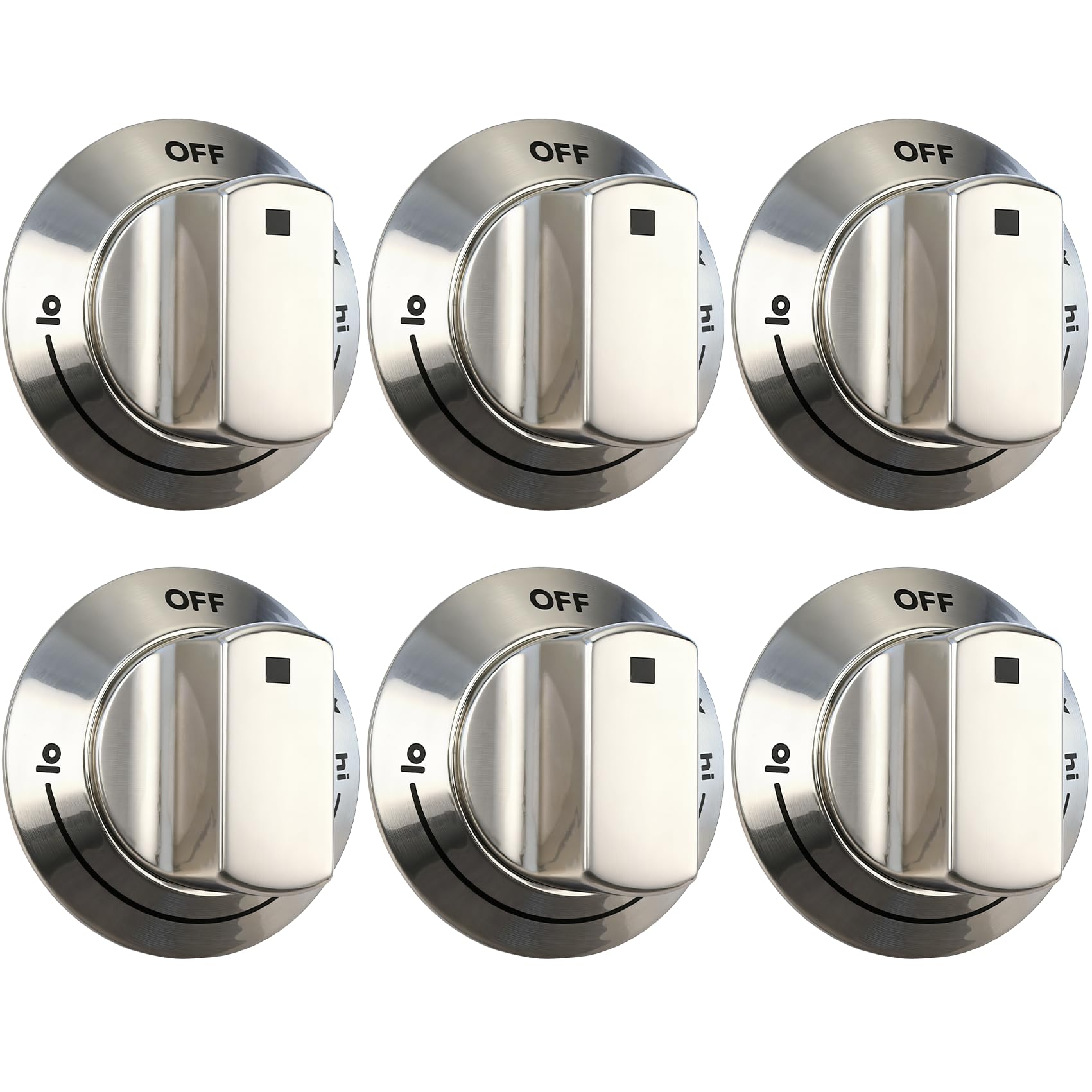 Photo 1 of 6Pcs 318242275 Burner Control Knob Replacement Part, Compatible with Electrolux Range/Cooktop E30DF74TPSA, E30GF74TPSA etc. Gas Stove Knob Replacement Part 3513943 AP5809411 PS9495232 EAP9495232