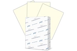 Hammermill Colored Paper, 20 lb Cream Printer Paper, 8.5 x 11 - 1 Ream (500 Sheets) - Made in the USA, Pastel Paper