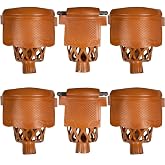 Collapsar Leather Pool Table Pockets Set of 6 Billiard Shield Pockets | for Pool Table Pockets Replacement