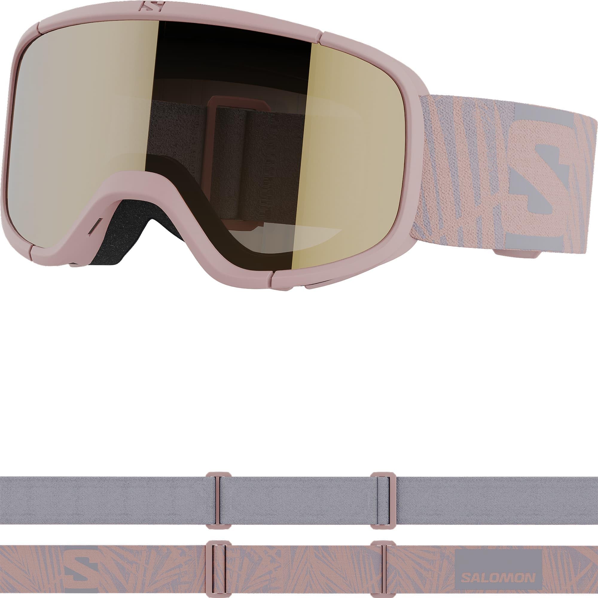 Salomon Lumi Access Kids Goggles Ski Snowboarding, Kid-friendly fit and comfort, More eye comfort, and Durability, Orange, One Size — image 1