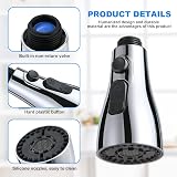 OSDUE Tap Aerator 3 Modes 22mm 24mm Adapter 360° Swivel Kitchen Bath Bubbler view 5