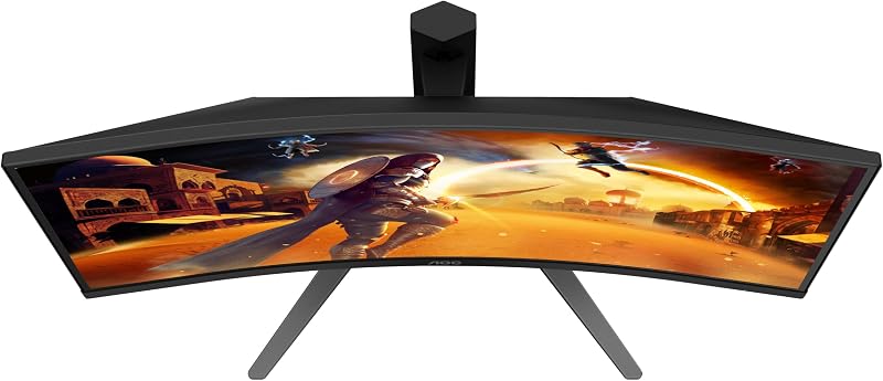 CQ27G4Z2 27 Zoll Curved, WQHD Monitor, 250Hz, Fast VA Panel, 1ms GtG, Adaptive Sync, HDR400, FreeSync Premium, Höhenverstellung,(2560x1440 HDMI 2X 2.0 DP 1x 1.4) Schwarz