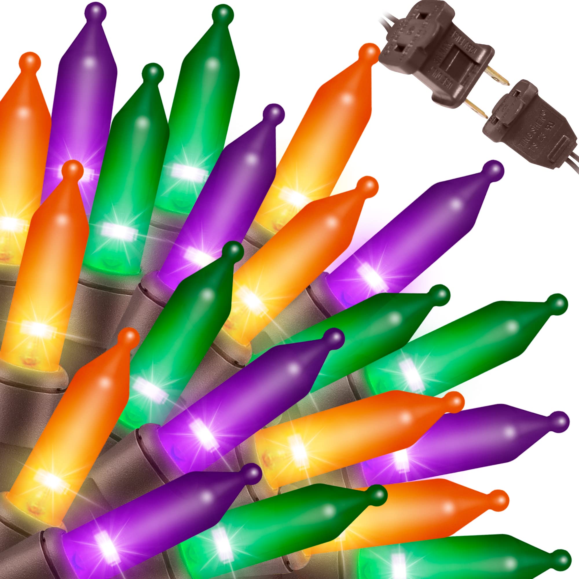 LAMPHOME Super-Bright Extendable Orange Purple and