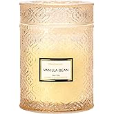 Vanilla Scented Candles, Christmas Winter Vanilla Bean 19oz Candle Gifts for Women, Luxury Large Decorative Candles in Glass, Natural Soy Wax for Home