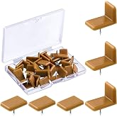 Maitys 30 Pieces Plastic Drawer Glides and Slides | Drawer Stoppers for Dresser, Tack Glide Plastic for Repairing Dressers, Square and L Shape