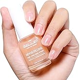 GELLEN Clear Nail Polish Ridge Filling Base Coat, Sheer Ridge Filler For Nails, Nail Strengthener Hydrates Repairs Damaged Dry Finger Nails | Shea Butter, Vitamin E, Protein | Toxin HEMA TPO Free