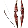 KAINOKAI 58" Laminated Recurve Bow,Amercian Hunting Bow Archery Bow 20-60lbs