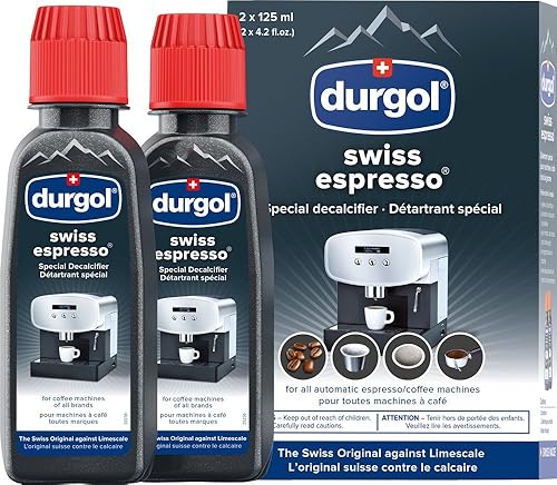 Durgol Swiss Espresso, Descaler and Decalcifier for All Brands of