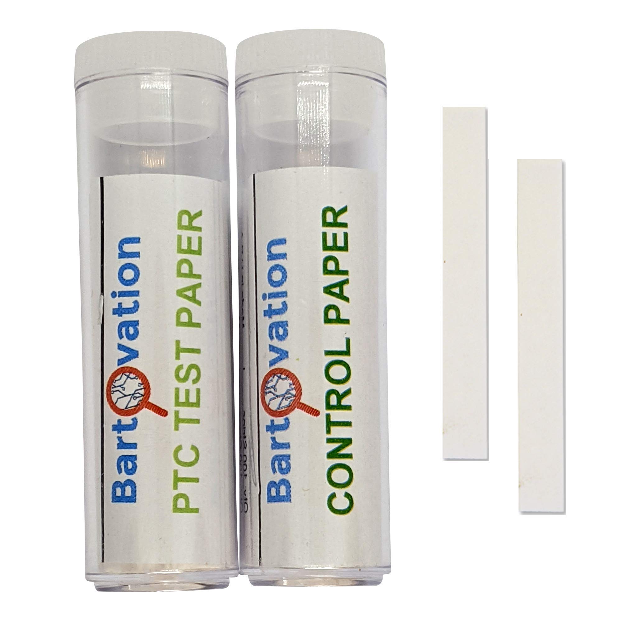 Bartovation Classroom Genetic Taste Testing Experiment Kit, PTC (Phenylthiourea) and Control Paper [Each Vial Contains 100 Strips]