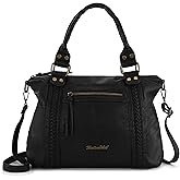 Montana West Washed Leather Hobo Bags for Women Roomy Handbags with Crossbody Strap