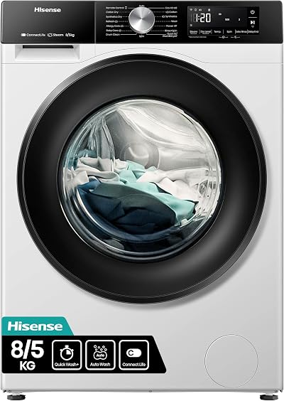 Hisense 3S Series WD3S8043BW3 Wifi Washer Dryer 8kg/5kg 1400 rpm White