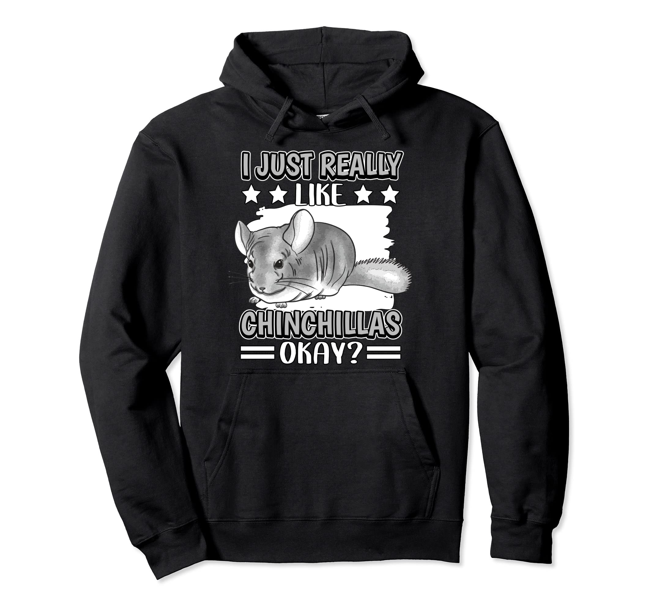 I Just Really Like Chinchillas Okay Chinchilla Pullover Hoodie