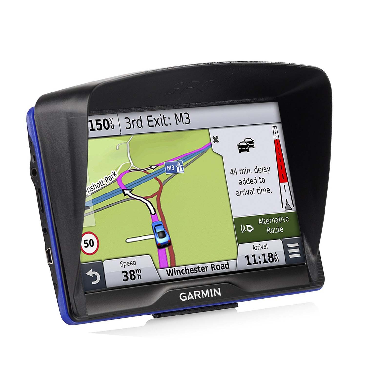 Zhiyi GPS Navigator Anti Reflective Sun Shade for Garmin Nuvi 2797LMT 7 inch Satellite