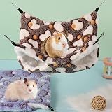 Dacitiery 2 Pack Double Layer Pet Cage Hammock 29x29cm Small Animals view 7