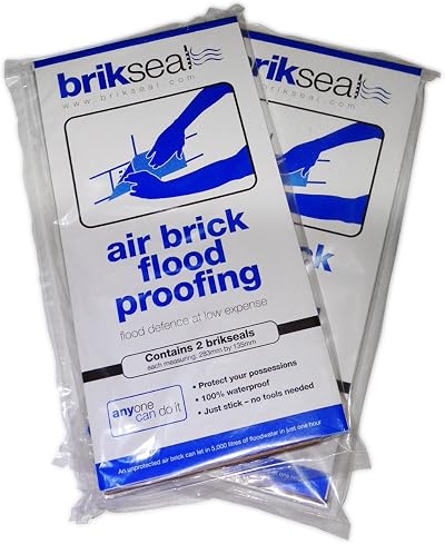 Brikseal Temporary Air Brick Seal Waterproofing Flood Protection Pack of 2