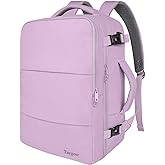 Taygeer Large Backpack for Women Travel Bag, Luggage Backpack for College Women with 15.6inch Laptop Compartment & Shoe Pouch, Carryon Bag for Airplane Business Travel Essentials, Orchid Purple