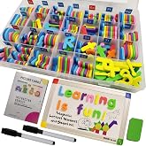 Magnetic Letters and Numbers for Kids - 291 Pcs ABC Alphabet Magnets